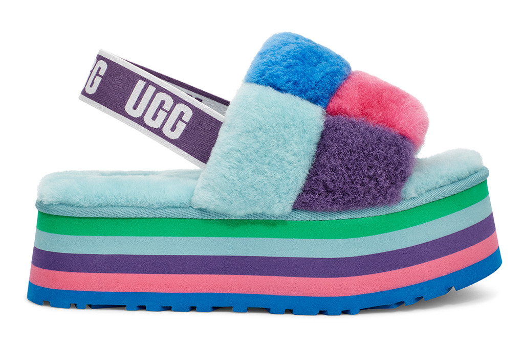 #UGGPride: UGG Launches Fluffy Rainbow Slides & Disco Platforms for